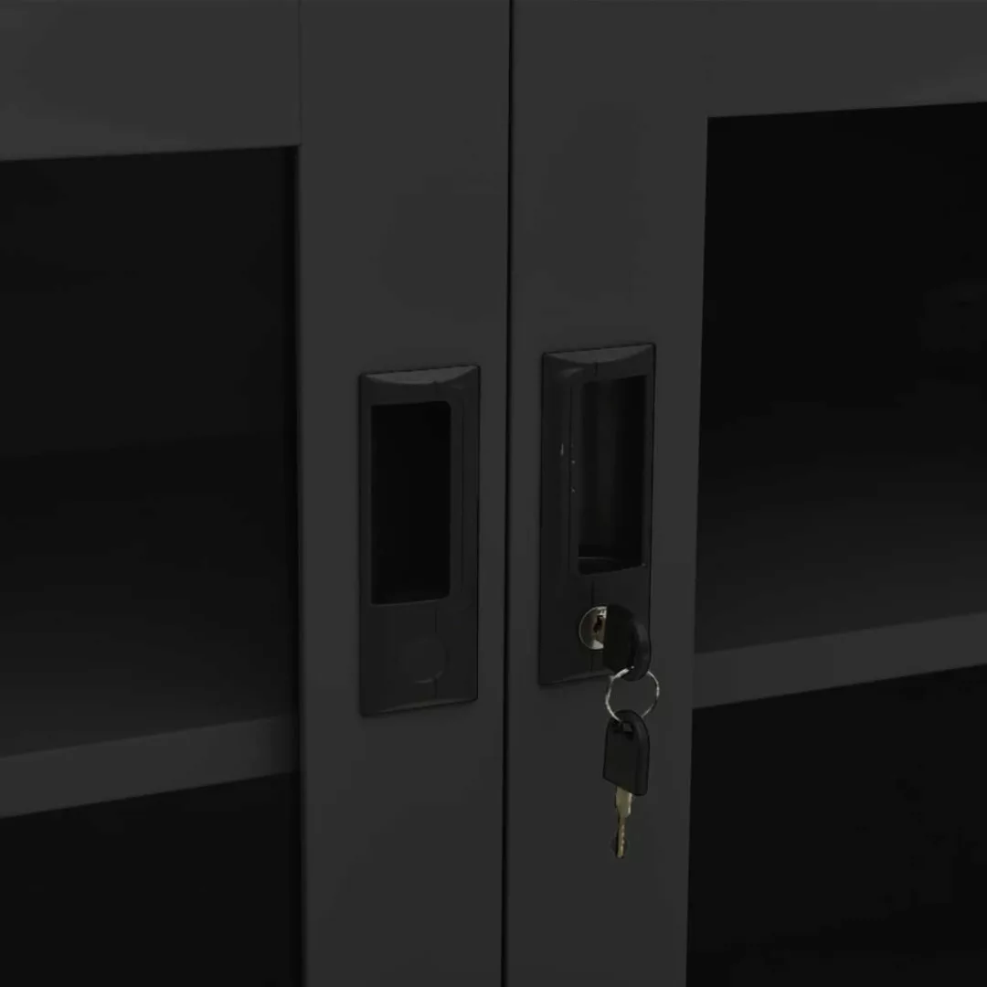 Büroschrank Anthrazit 90x40x70 Cm Stahl günstig online kaufen