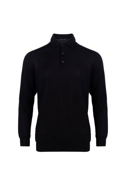 Silk and Cashmere Poloshirt Herren Langarm-Poloshirt, 85 % Seide, 15 % Kasc günstig online kaufen