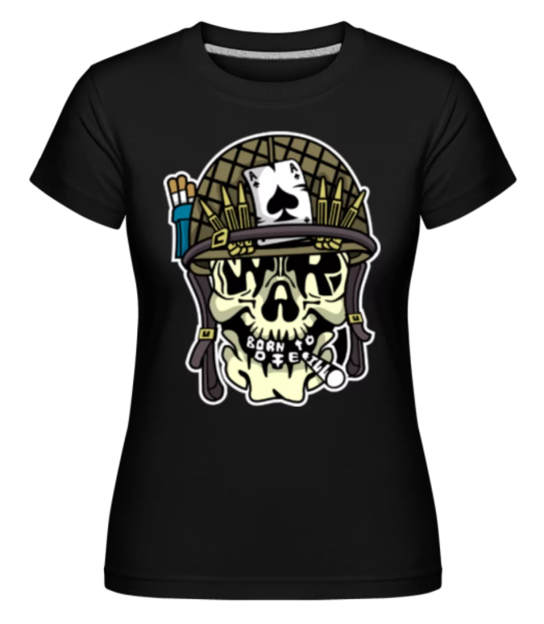Skull War · Shirtinator Frauen T-Shirt günstig online kaufen