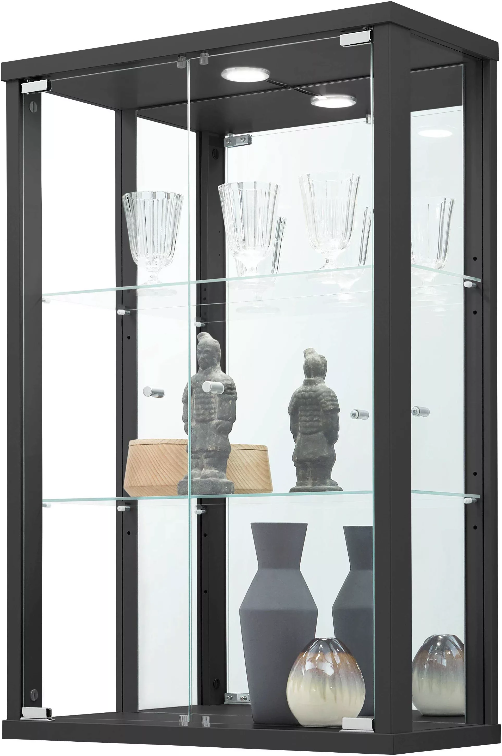 fif möbel Vitrine OPTIMA Hängevitrine/Glasvitrine 2x Glastür,perfekt für Sa günstig online kaufen