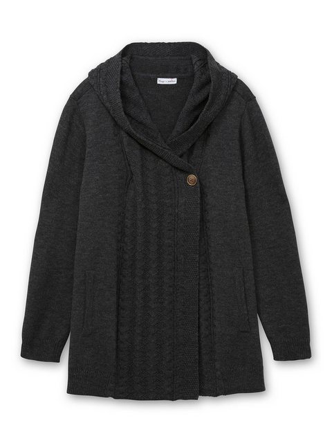 sheego by Joe Browns Cardigan "Große Größen", mit Kapuze und Knopfverschlus günstig online kaufen