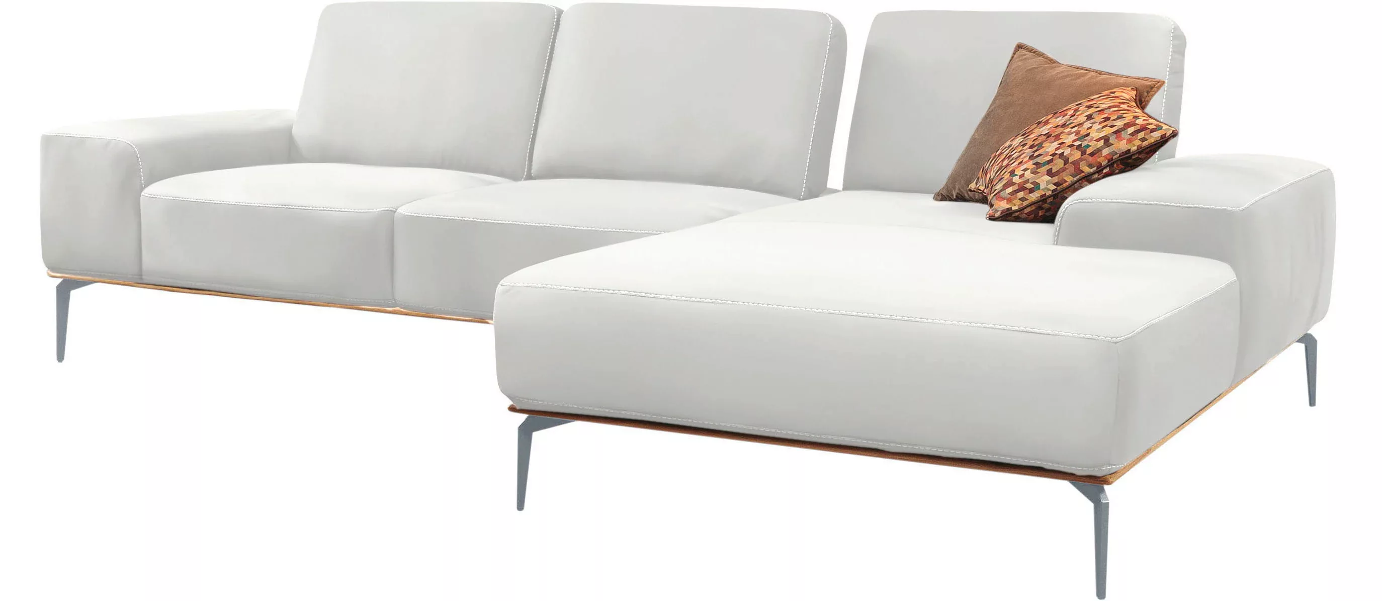 W.SCHILLIG Ecksofa "run, Designsofa mit tollem Sitzkomfort, bequem, L-Form" günstig online kaufen