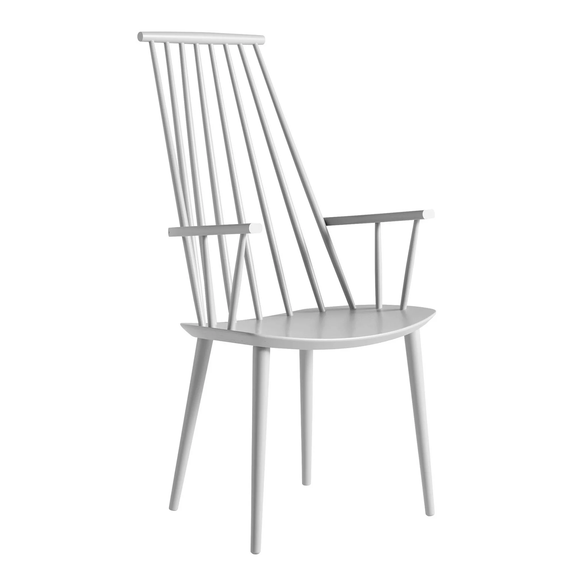HAY - J110 Armlehnstuhl wasserbasiert lackiert - staubgrau/lackiert wasserb günstig online kaufen
