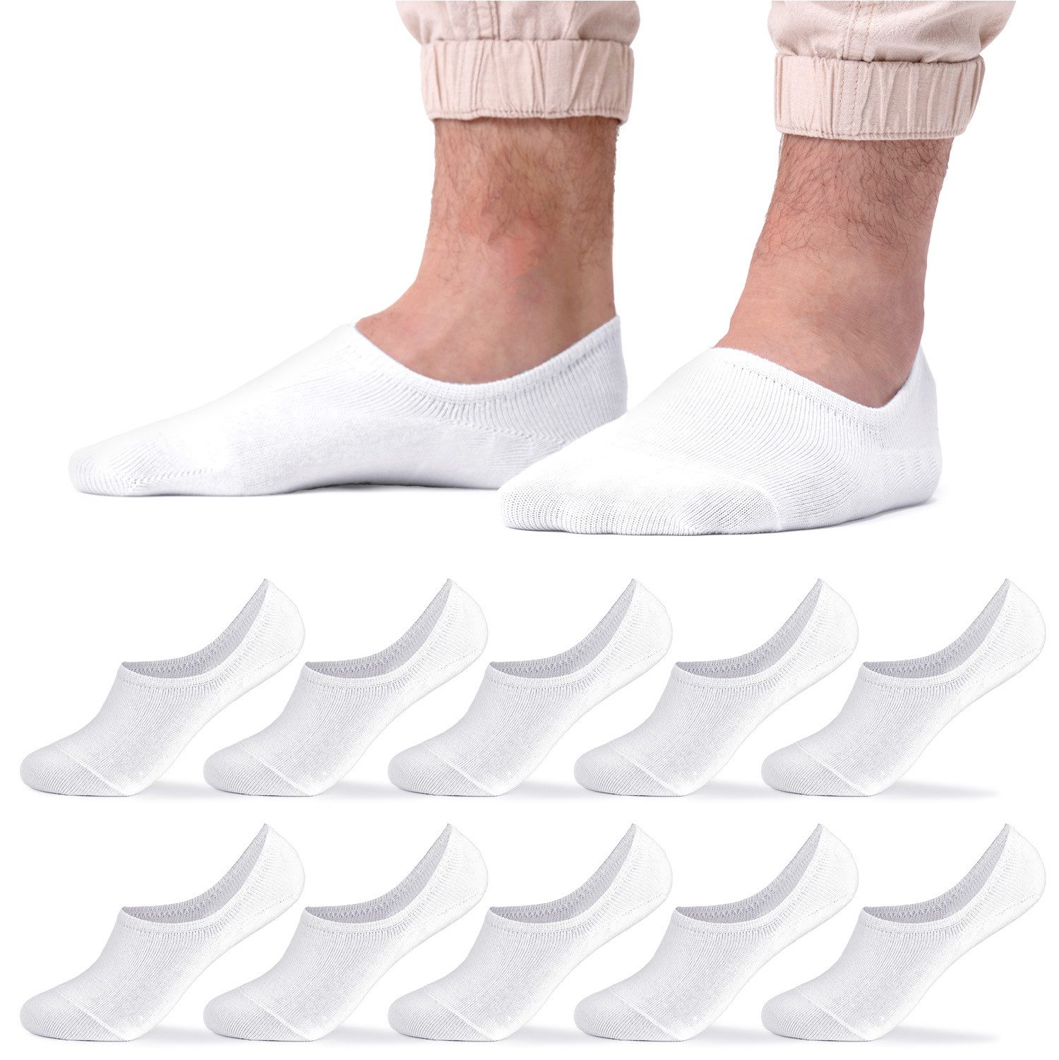 OCCULTO Füßlinge Herren Füsslinge 10er Pack günstig online kaufen