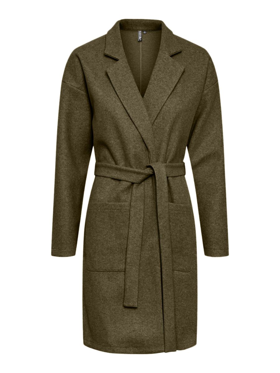 PIECES Pcjolene Mantel Damen Grün günstig online kaufen
