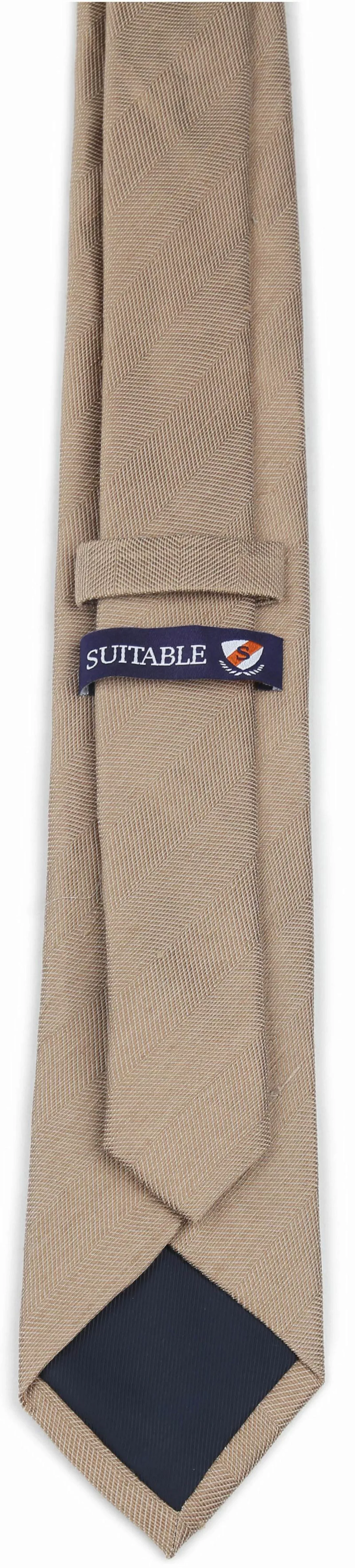 Suitable Leinen Seide Krawatte Beige - günstig online kaufen