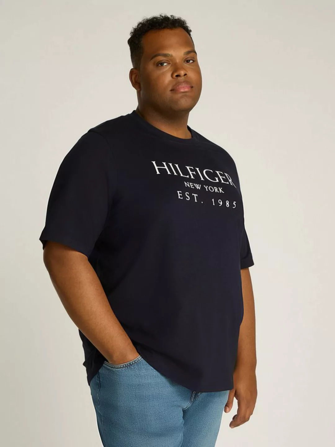 Tommy Hilfiger Big & Tall Rundhalsshirt BT-BIG HILFIGER TEE-T in Großen Grö günstig online kaufen