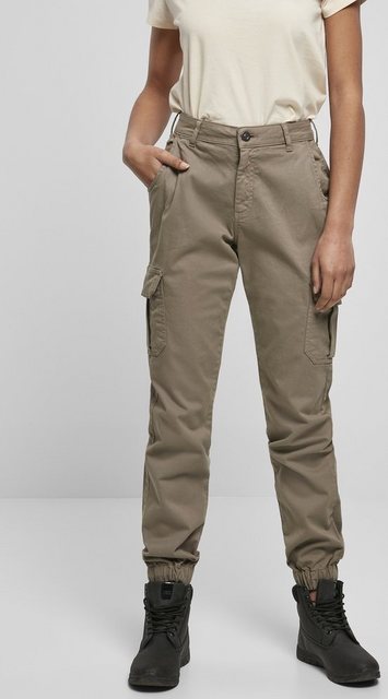 URBAN CLASSICS Cargohose "Urban Classics Damen Ladies High Waist Cargo Pant günstig online kaufen