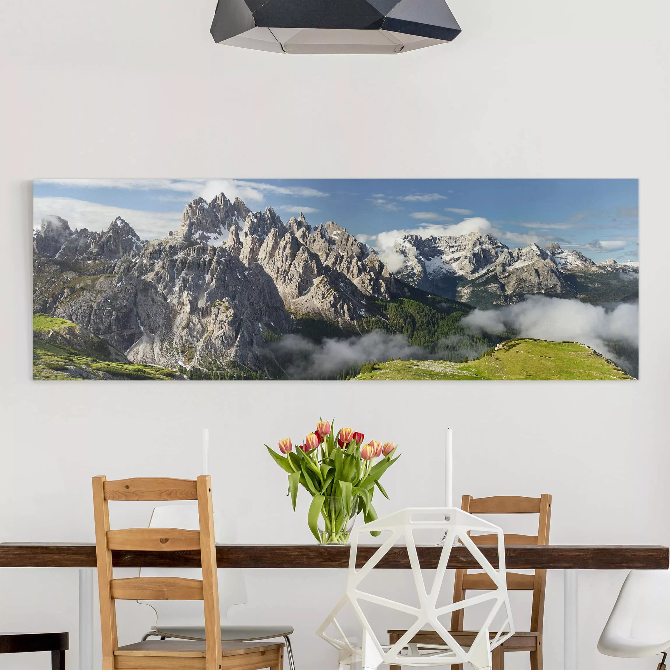Leinwandbild Natur & Landschaft - Panorama Italienische Alpen günstig online kaufen