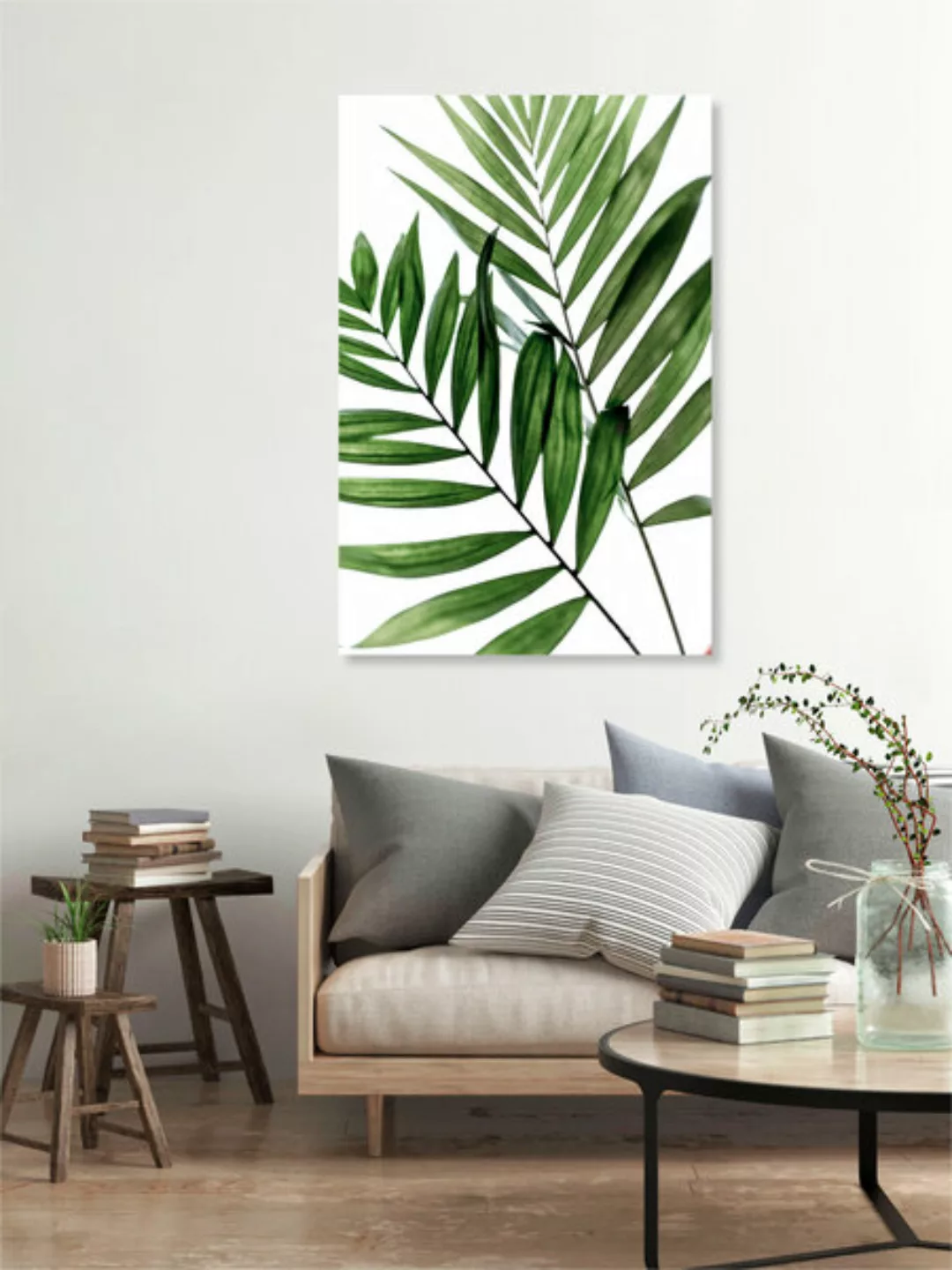 Poster / Leinwandbild - Leaves 4 günstig online kaufen