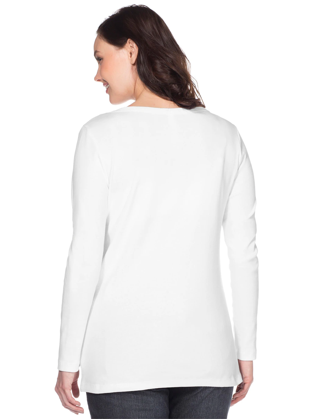 Sheego Langarmshirt "Langarmshirt", (1 tlg.) günstig online kaufen