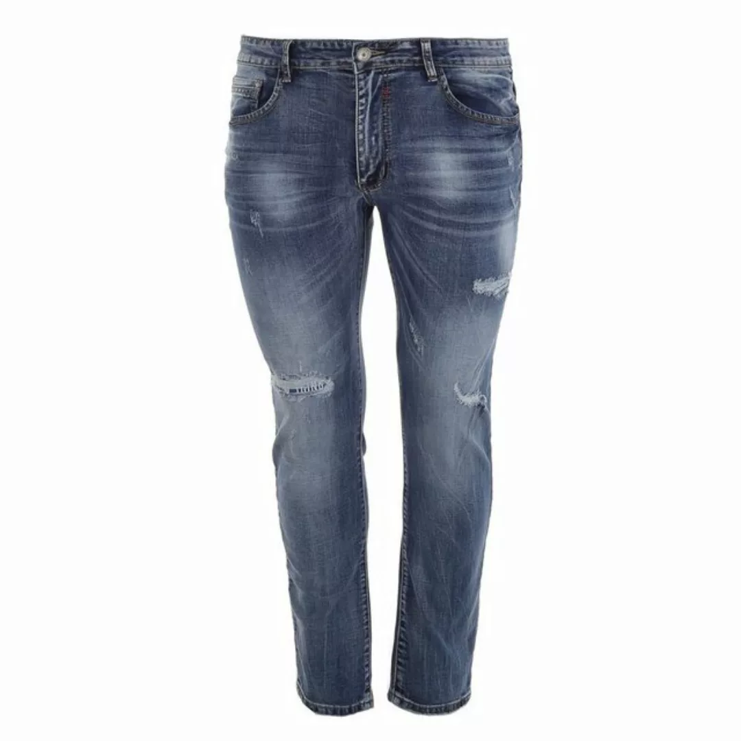 Ital-Design Stretch-Jeans Herren Freizeit (79621954) Destroyed-Look Stretch günstig online kaufen