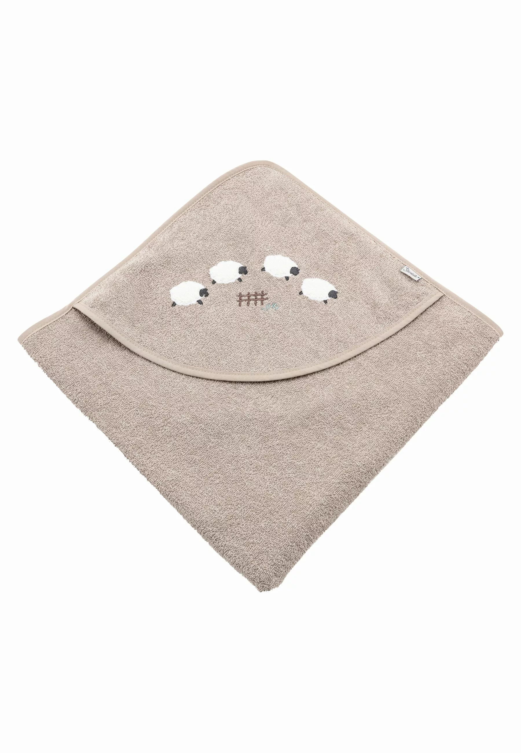 Sterntaler® Badetücher Kapuzenbadetuch 80x80 cm SCHAF günstig online kaufen