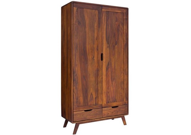 Massivmoebel24 Dreh-/Schwebetürenschrank (Schrank Sheesham 90x45x180 walnus günstig online kaufen