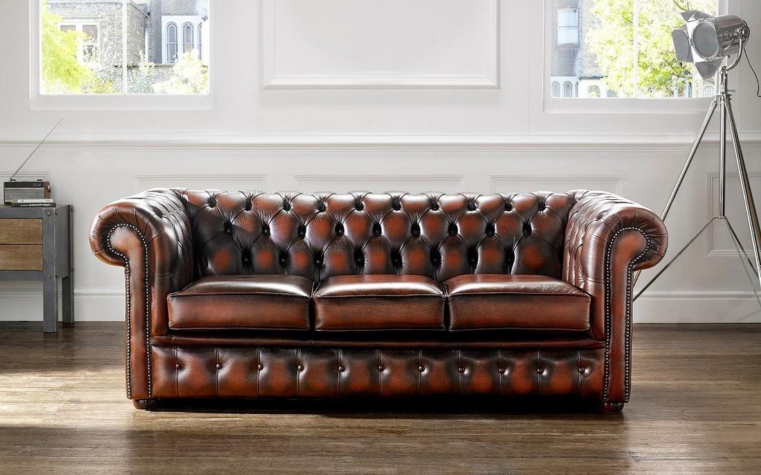 Xlmoebel Sofa Neue 3-Sitzer-Garnitur im Antik-Design Chesterfield Sofagarni günstig online kaufen