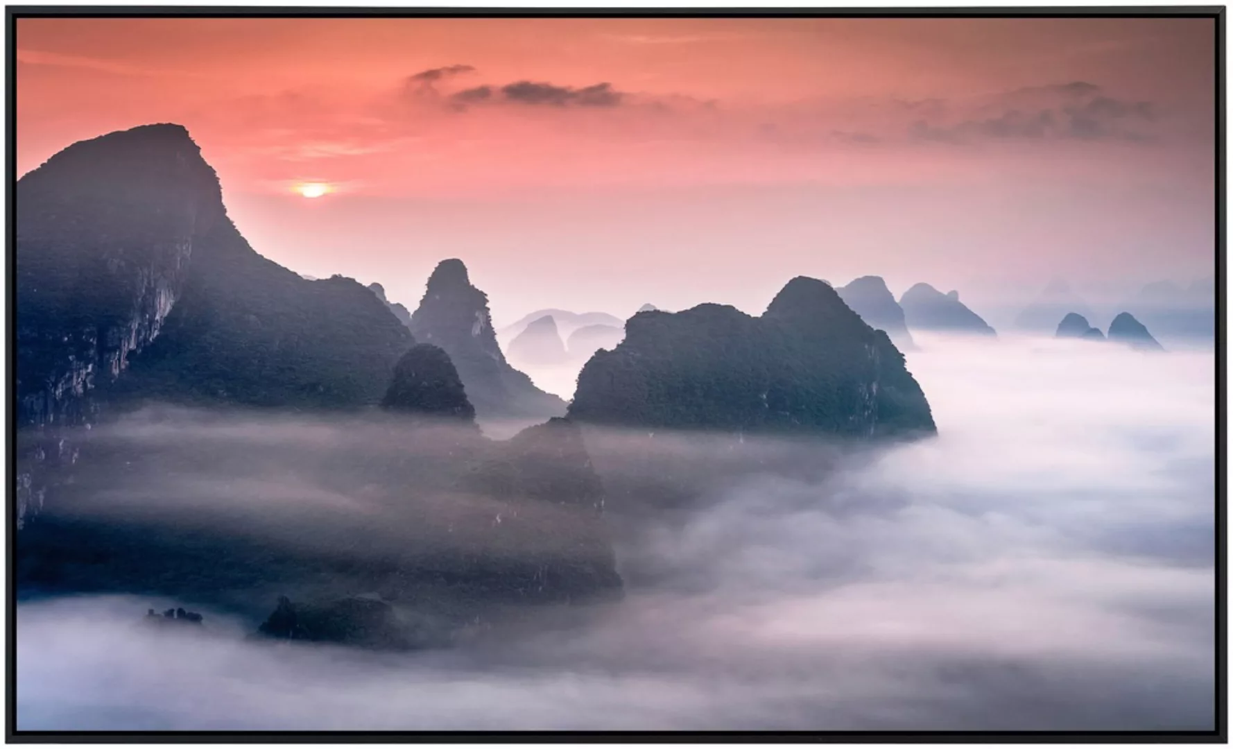 Papermoon Infrarotheizung »Karstgebirge in Guilin China«, sehr angenehme St günstig online kaufen