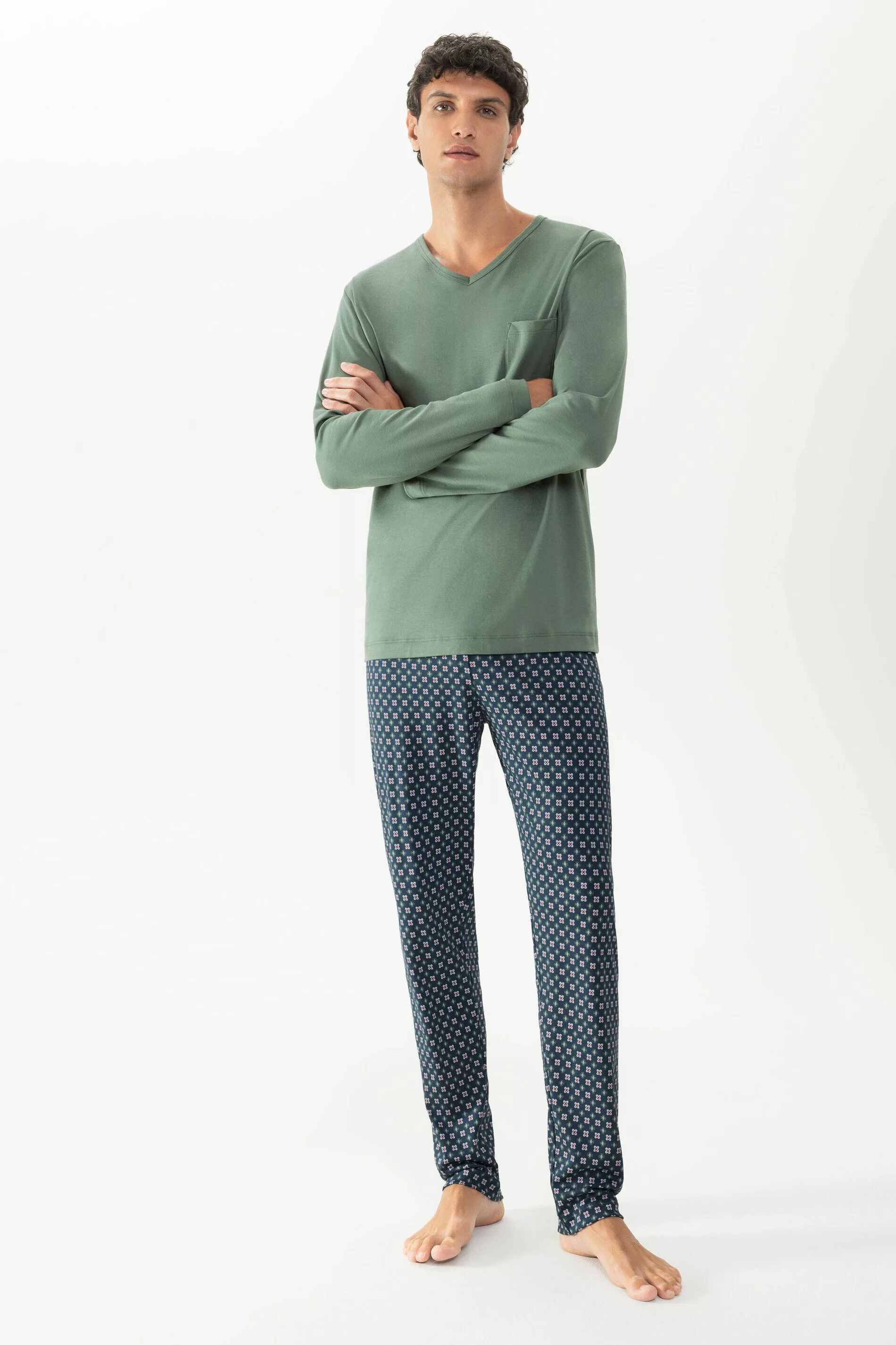 Mey Schlafanzug Herren Serie Gentlemen Geo günstig online kaufen