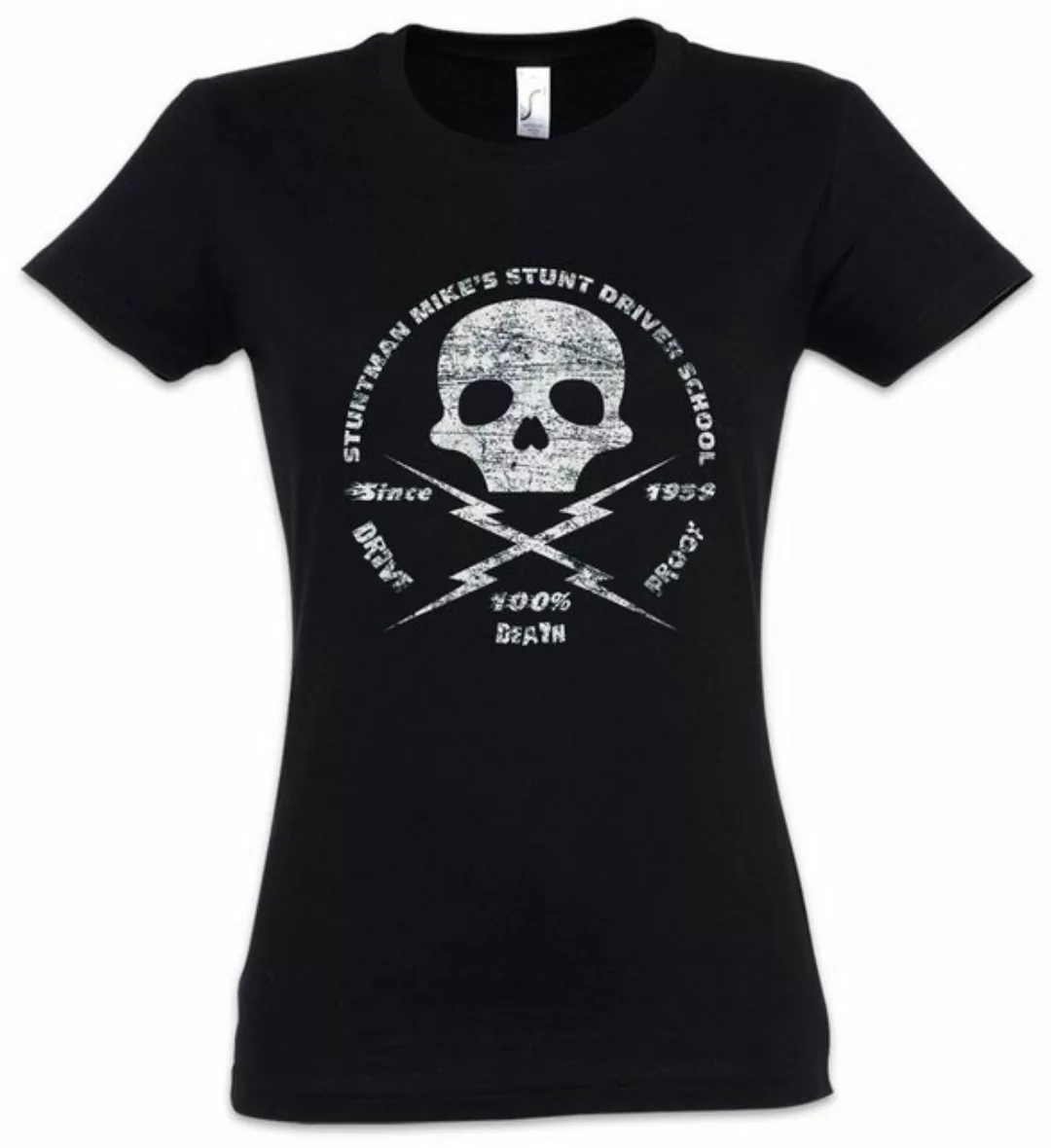 Urban Backwoods Print-Shirt Stuntman Mike Vintage Damen T-Shirt Julia Death günstig online kaufen