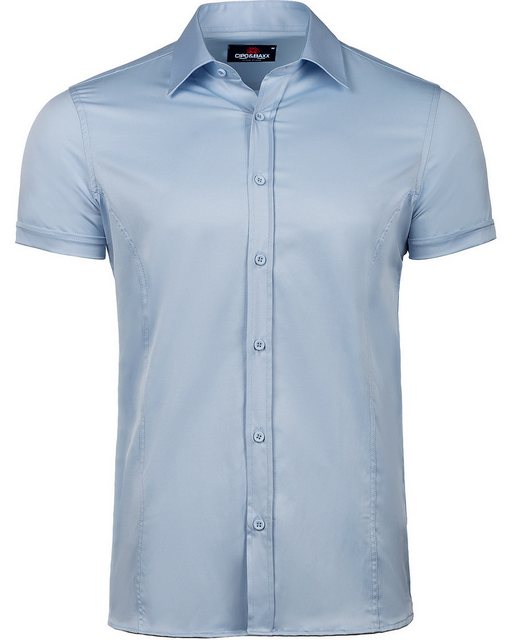 Cipo & Baxx Businesshemd Businesshemd CH167 Light Blue - Regular Fit - Kurz günstig online kaufen