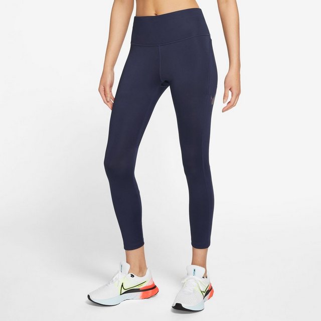 Nike Laufhose "FAST SWOOSH WOMENS MID-RISE / LEGGINGS" günstig online kaufen