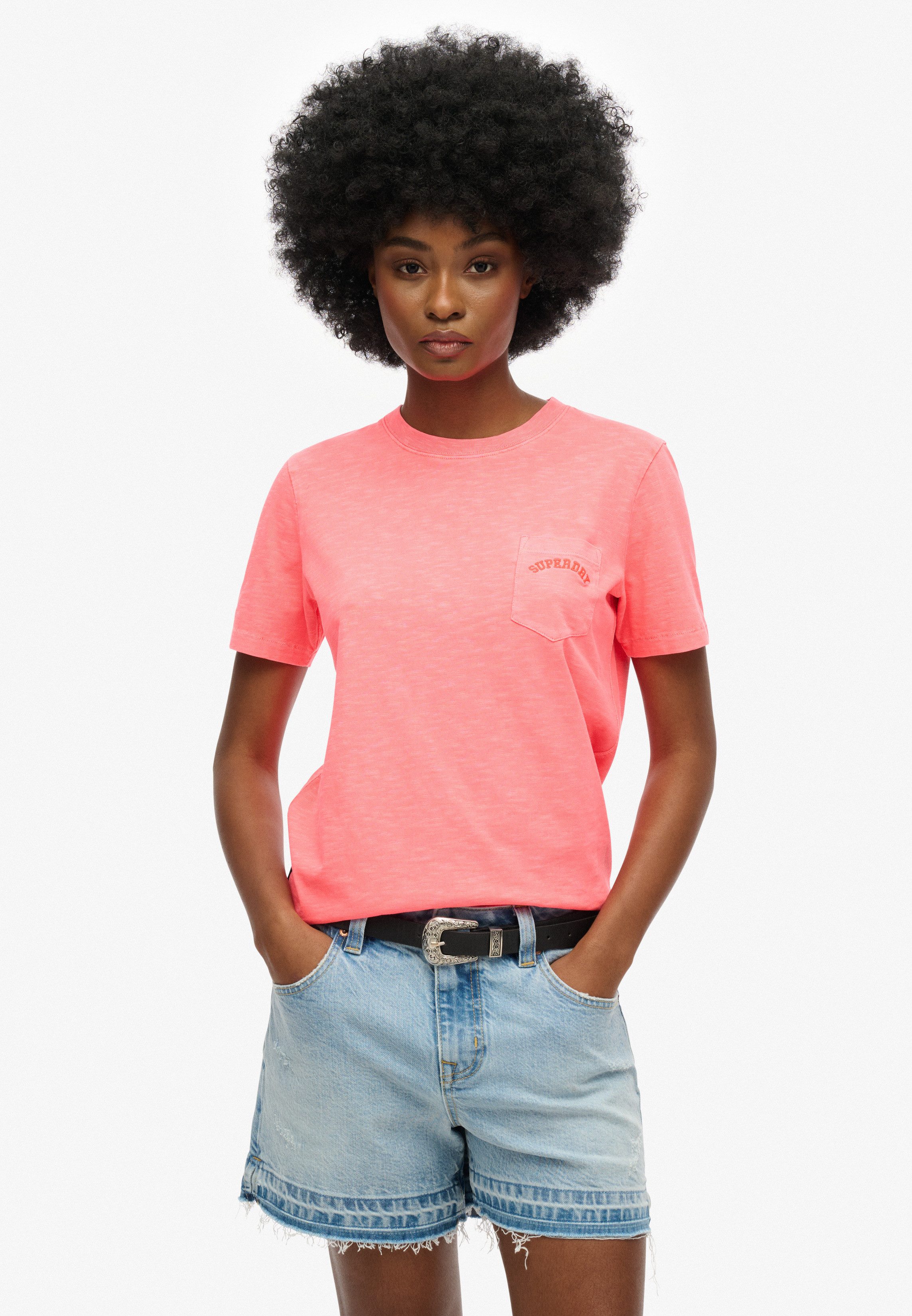 Superdry T-Shirt ESSENTIAL LOGO GD POCKET günstig online kaufen