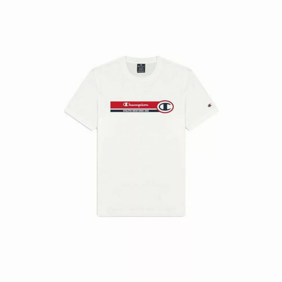 Champion T-Shirt Herren Kurzarm-T-Shirt Champion Crewneck Weiß günstig online kaufen