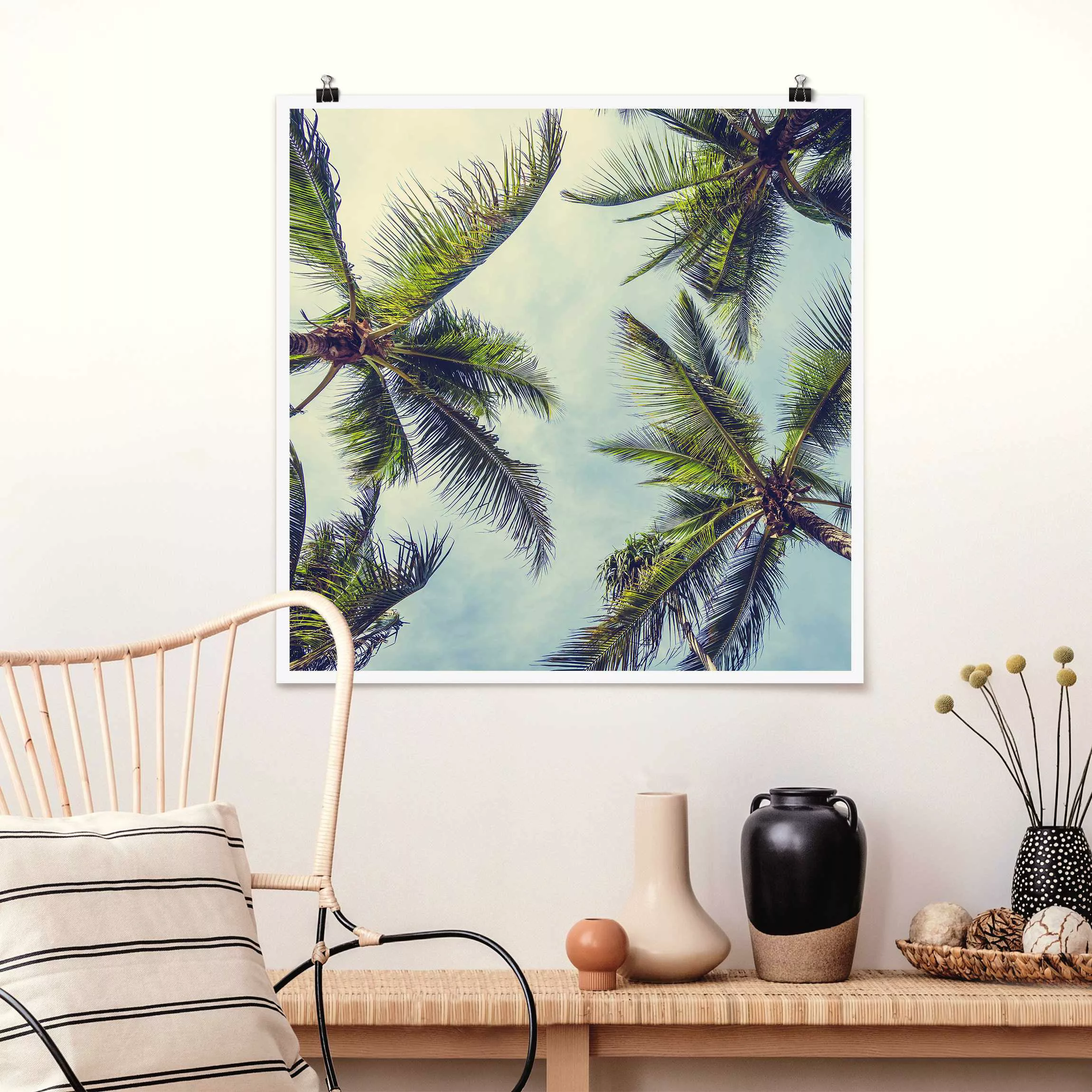 Poster Die Palmen günstig online kaufen