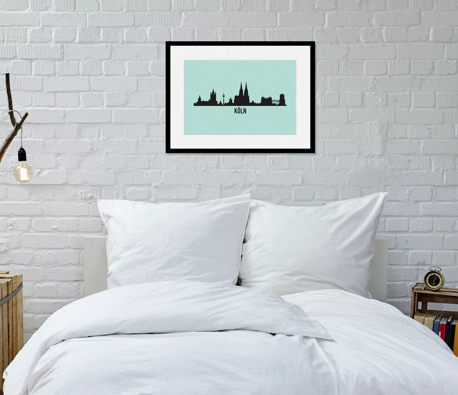 queence Bild "Köln Skyline", Städte-Stadt-Deutschland-Köln-Kirche-Gebäude, günstig online kaufen