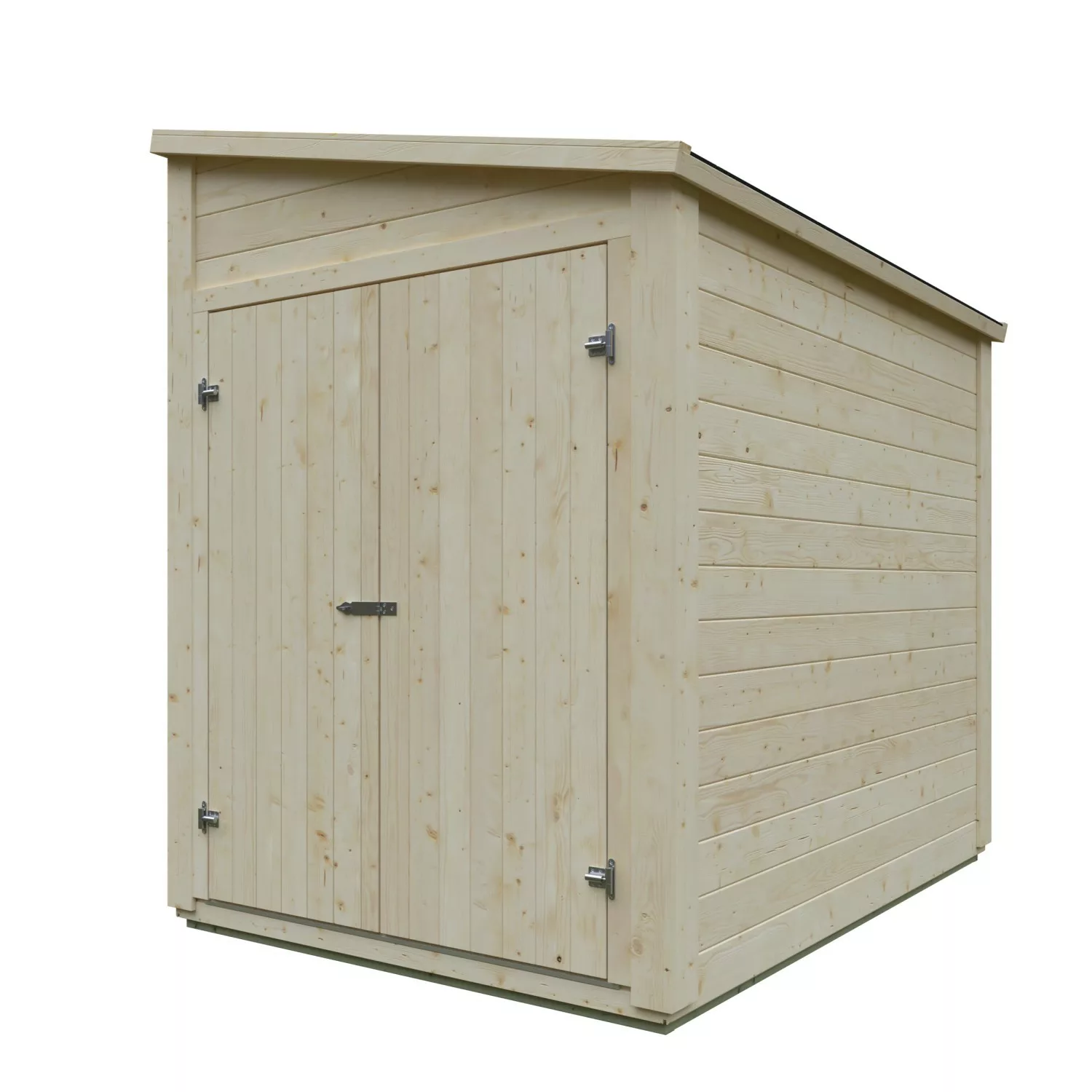 Kiehn-Holz Gerätehaus KH 19-001 Natur Unbehandelt 150 cm x 210 cm günstig online kaufen