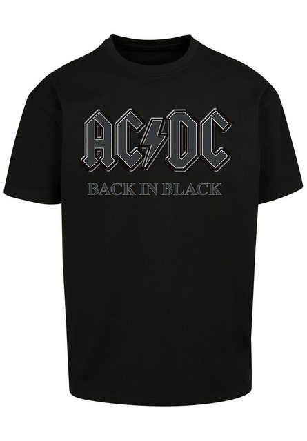 F4NT4STIC T-Shirt ACDC Rock Band Shirt Back in Black Print günstig online kaufen