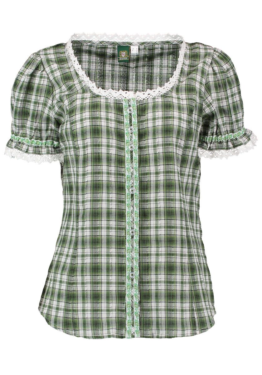 OS Trachten Trachtenbluse Ulama Damen Kurzarmbluse günstig online kaufen