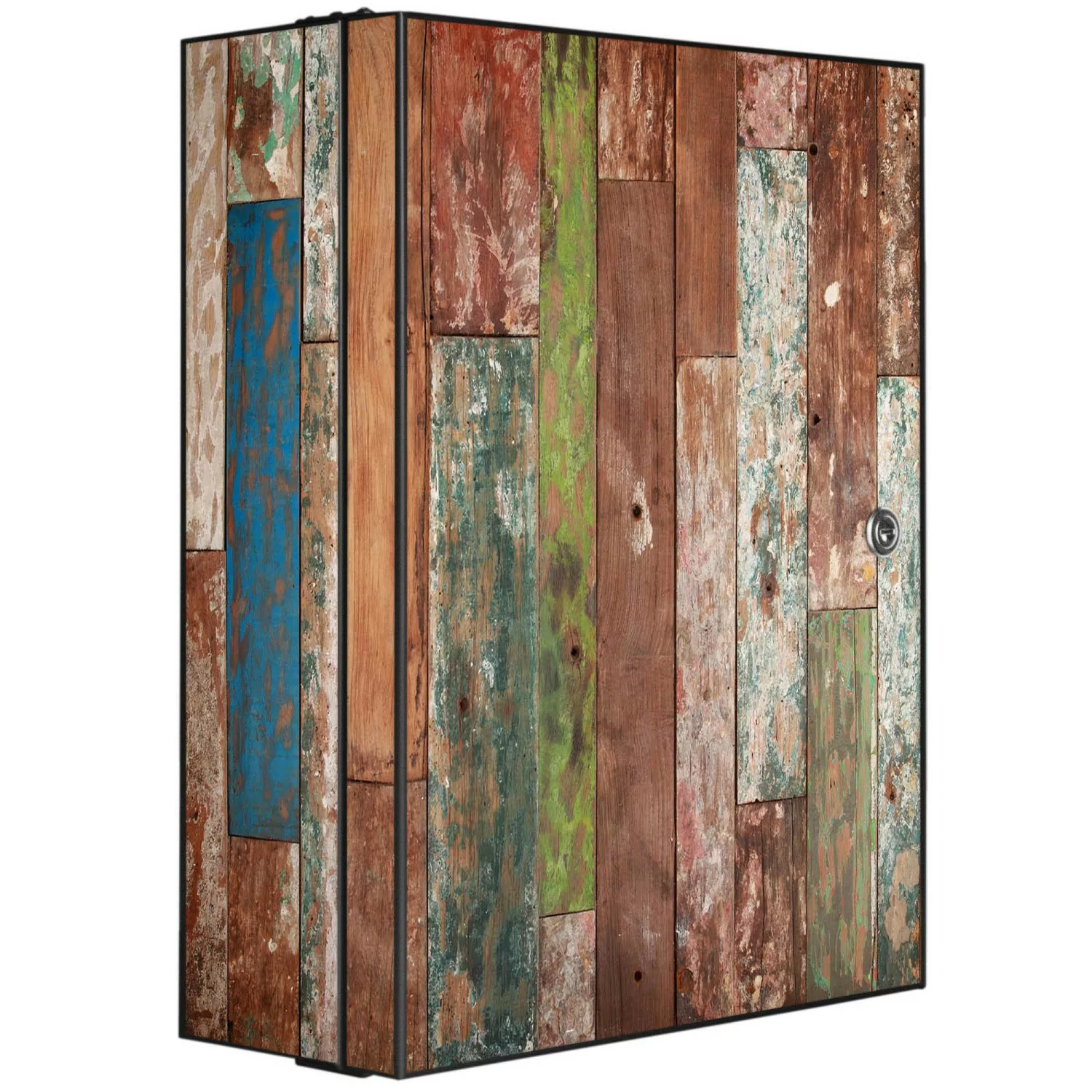 Banjado XXL Medizinschrank Abschliessbar 35x46x15cm Arzneischrank Anthrazit günstig online kaufen