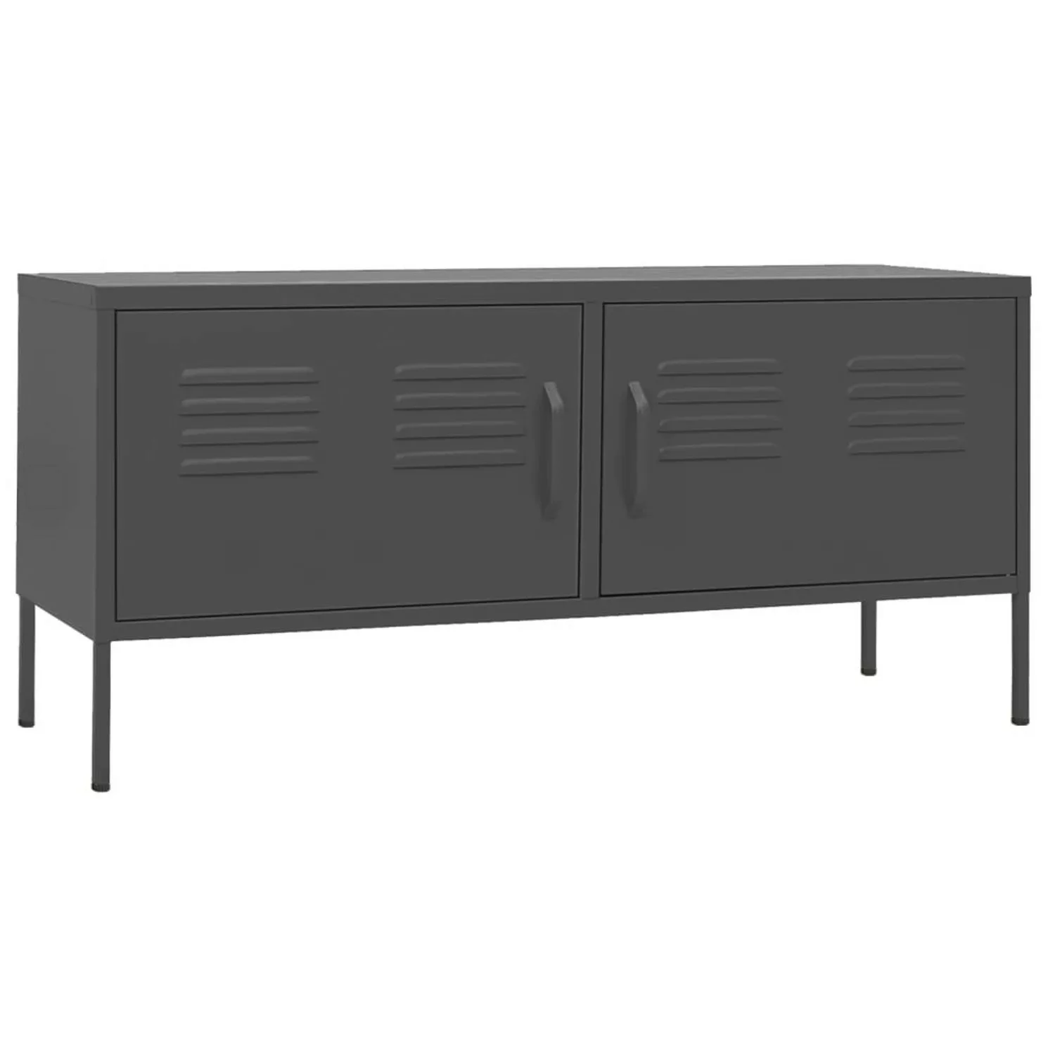 Tv-schrank Anthrazit 105x35x50 Cm Stahl günstig online kaufen
