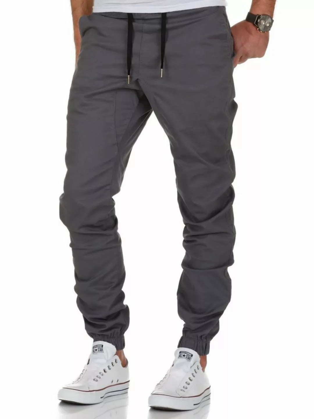 Amaci&Sons Chinohose NEW JERSEY Basic Jogger-Chino Herren Stretch Jogger Ba günstig online kaufen