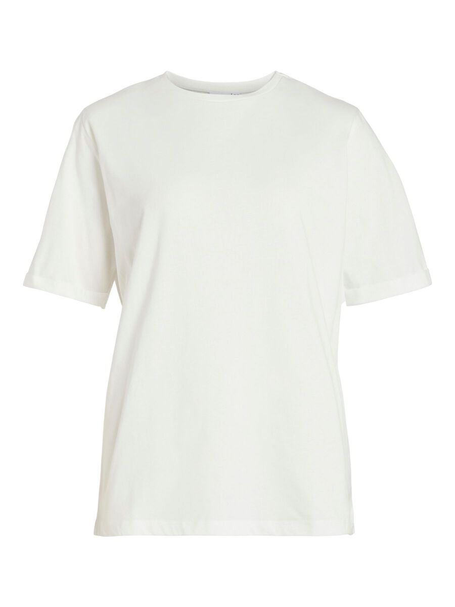 VILA Baumwoll T-shirt Damen White günstig online kaufen