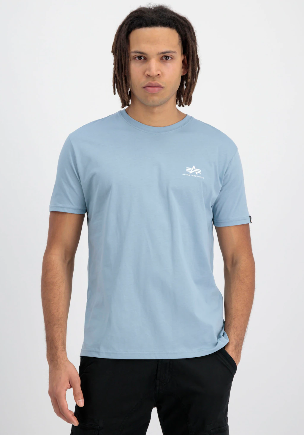 Alpha Industries Rundhalsshirt BASIC T SMALL LOGO günstig online kaufen