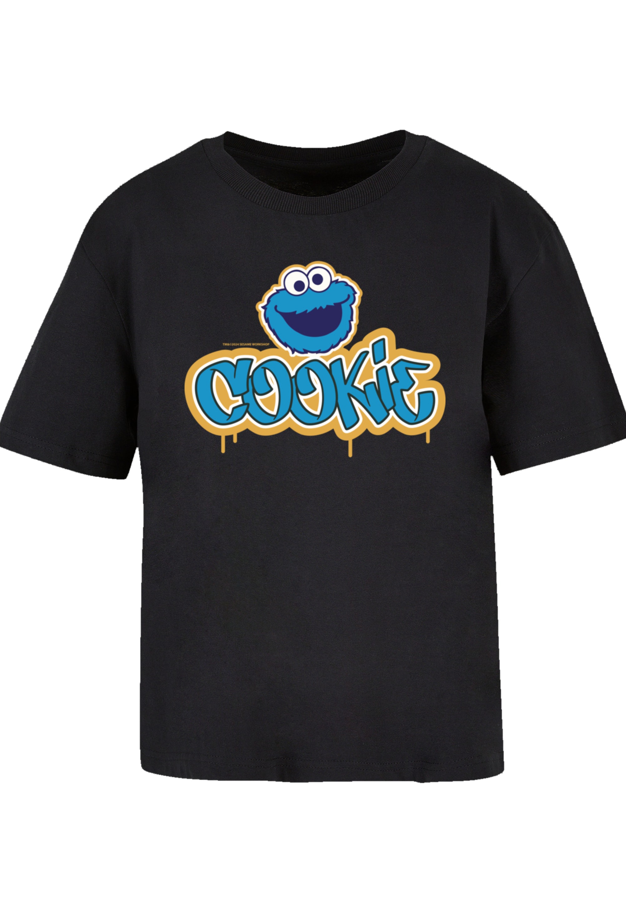 F4NT4STIC T-Shirt "Sesamstraße Cookie Graffiti Logo", Premium Qualität günstig online kaufen