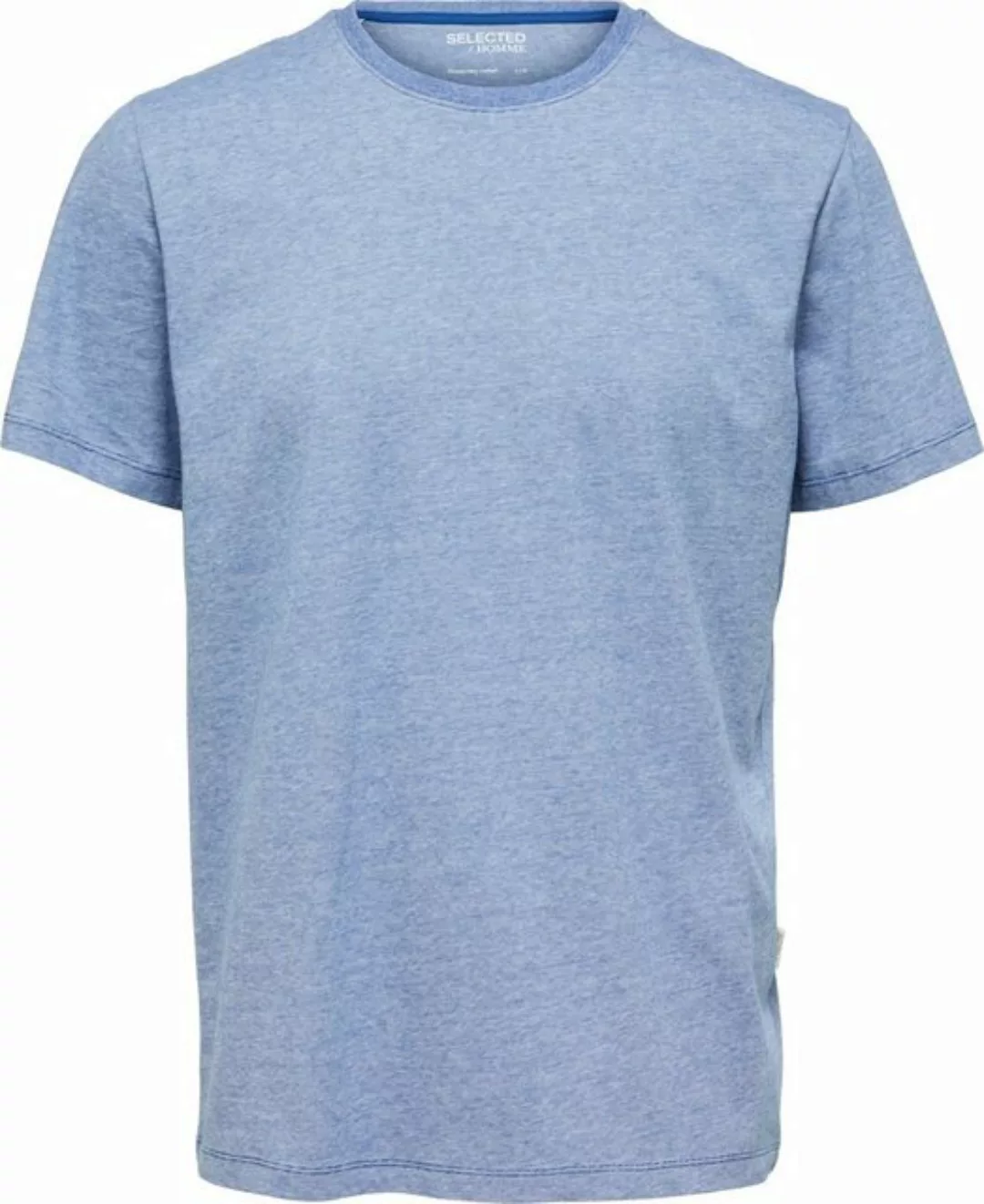 Selected Homme Herren Rundhals T-Shirt SLHASPEN MINI STRIPE - Regular Fit günstig online kaufen