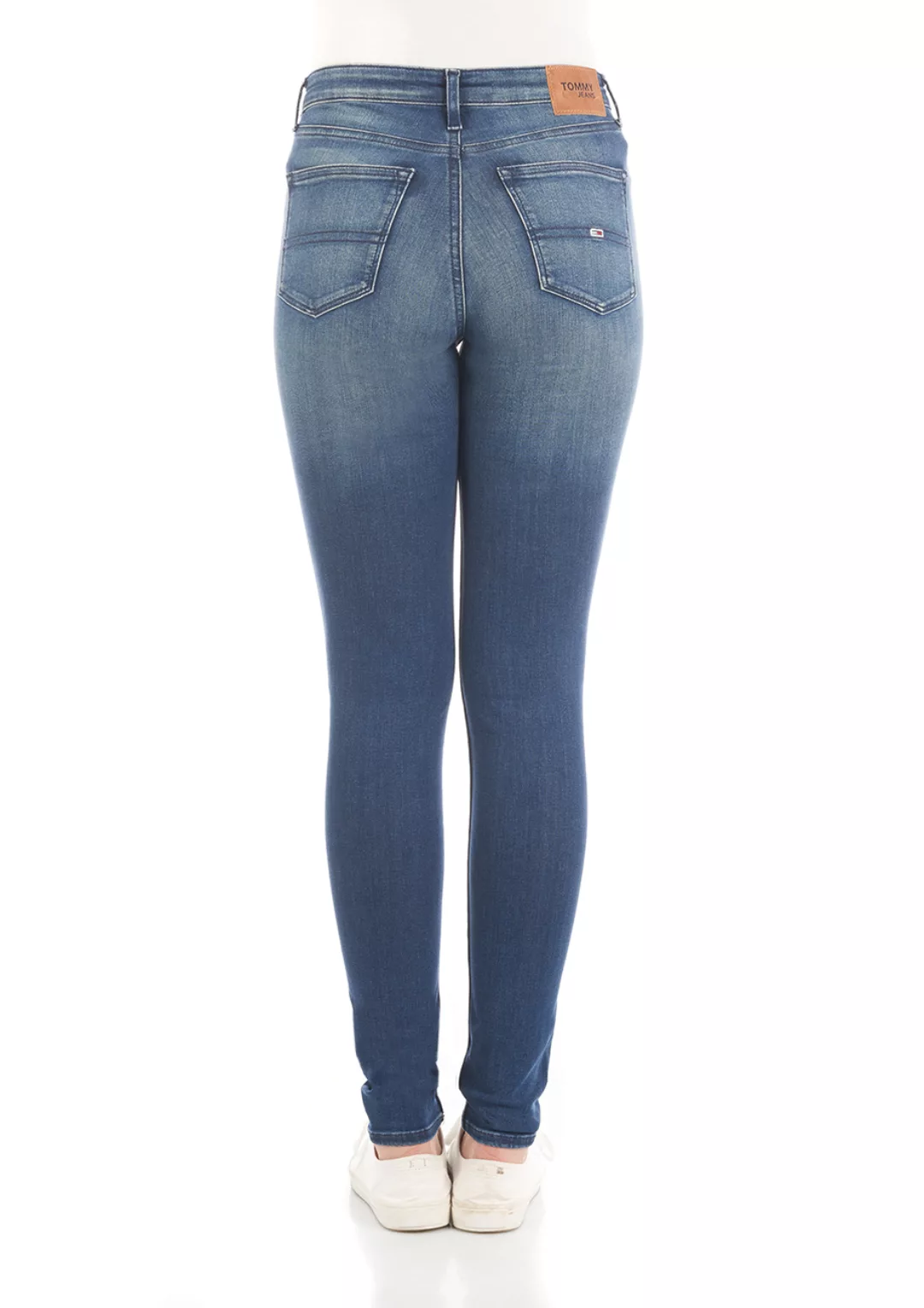 Tommy Hilfiger Damen Jeans NORA - Skinny Fit - Blau - New Niceville Mid Blu günstig online kaufen