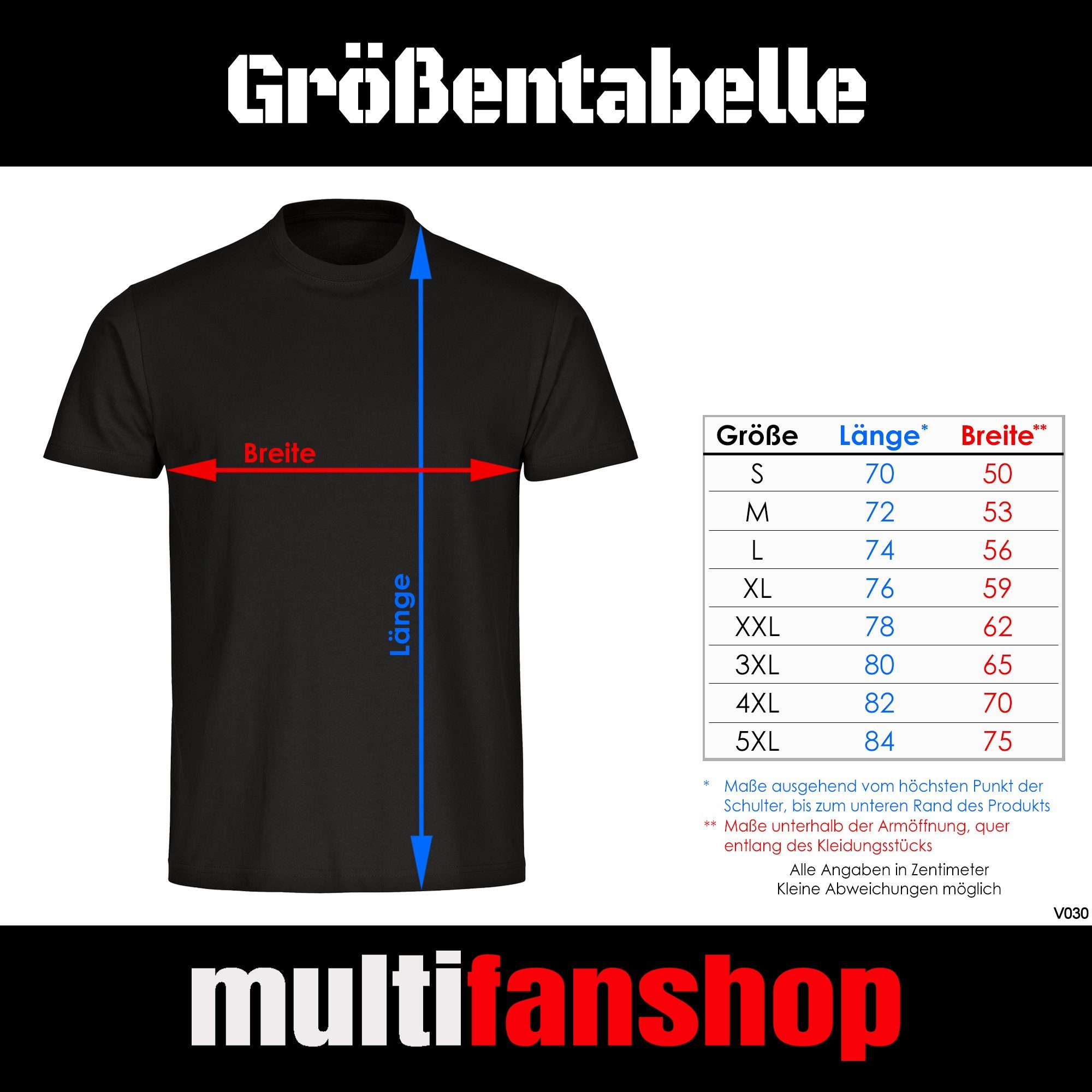 multifanshop T-Shirt Herren Magdeburg - Meine günstig online kaufen