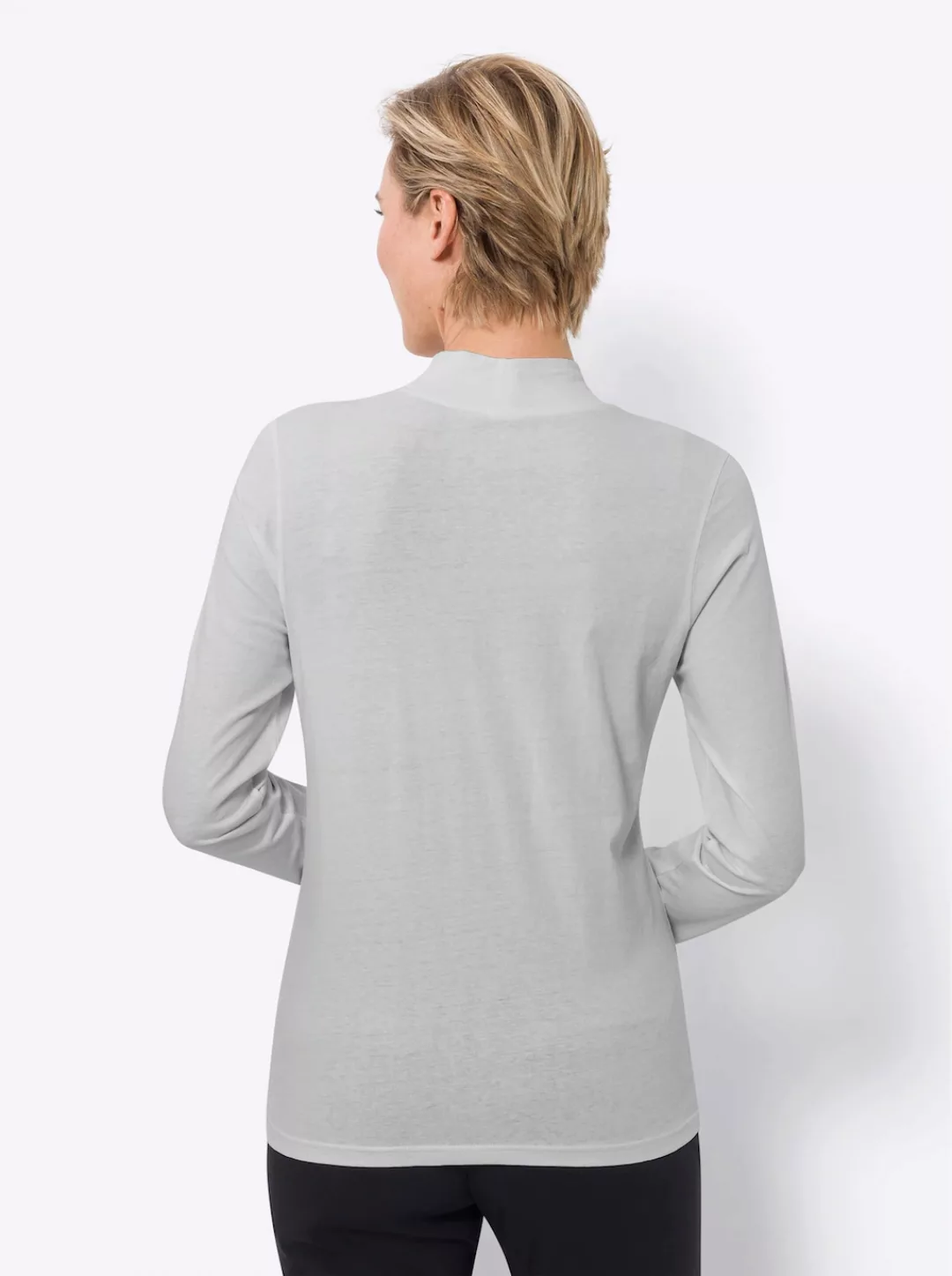 Classic Basics Stehkragenshirt "Stehkragen-Shirt", (1 tlg.) günstig online kaufen