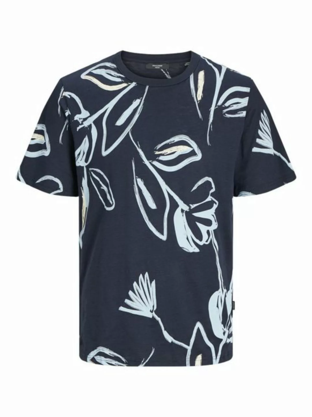 Jack & Jones T-Shirt JPRBLAPALMA AOP SS TEE CREW NECK SN günstig online kaufen