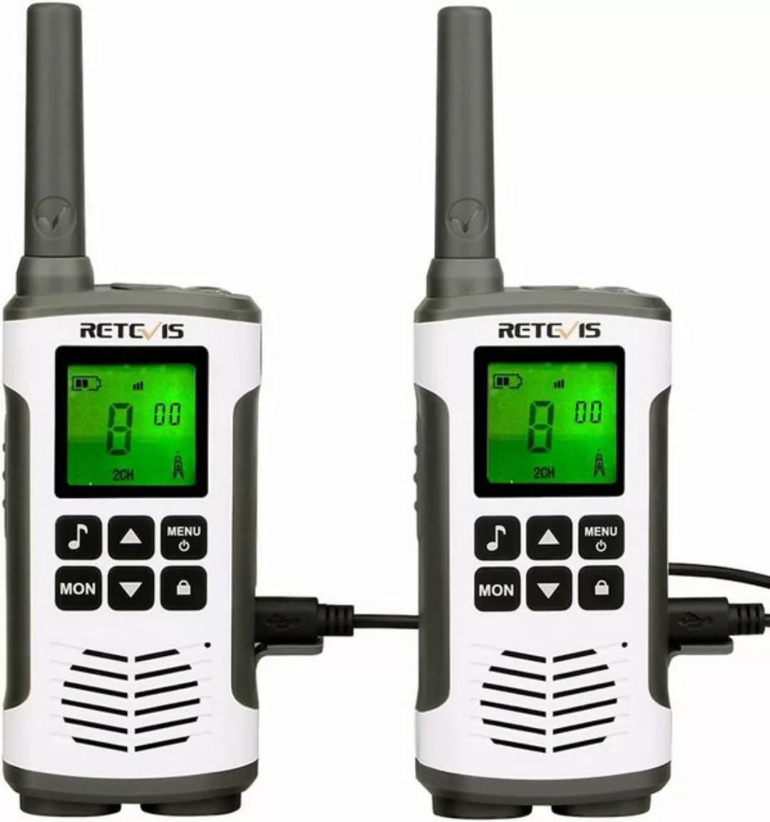 Retevis Walkie Talkie RT45 Funkgerät Lizenzfrei, Aufladbar USB Lizenzfrei 1 günstig online kaufen