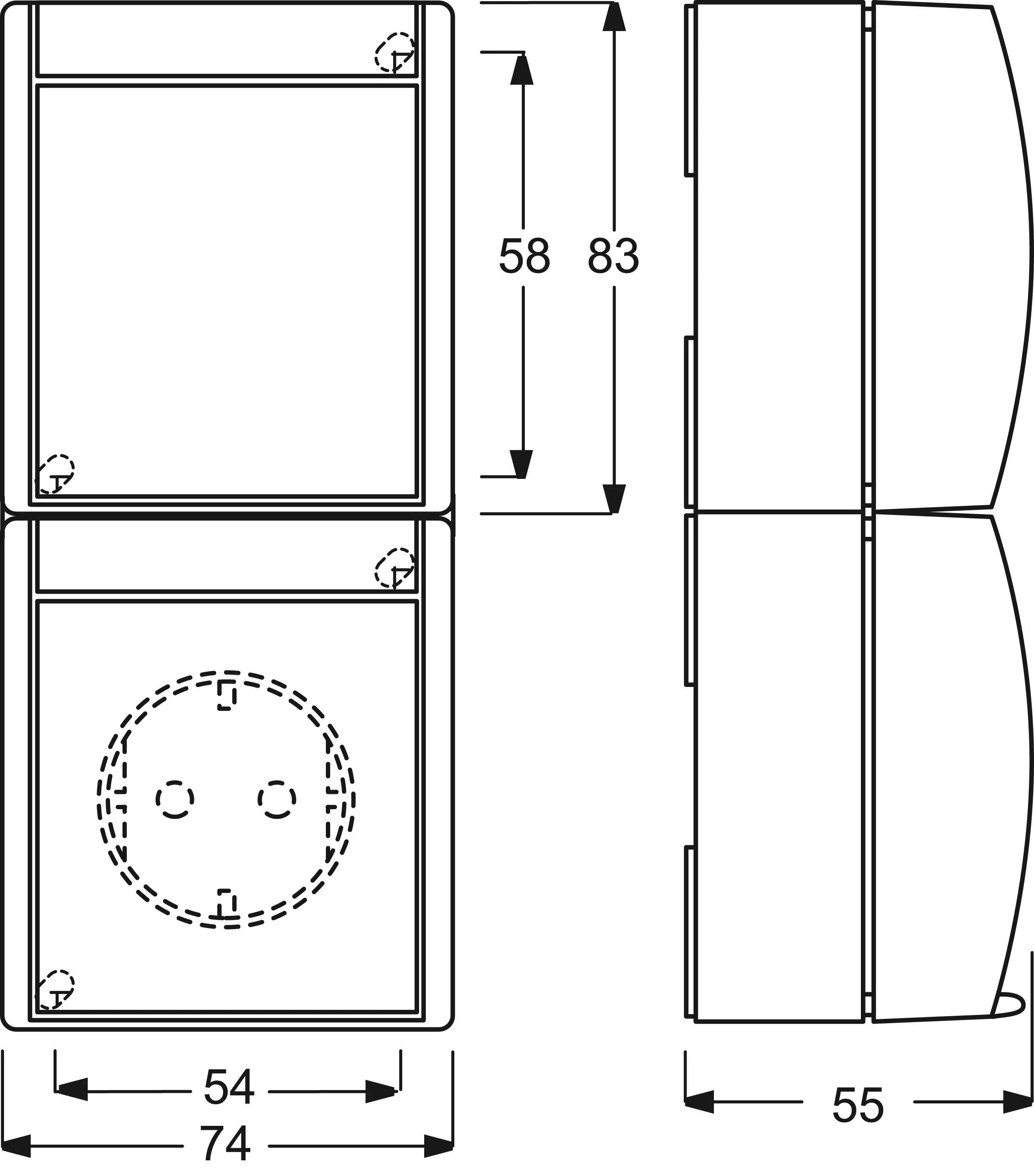 Busch-Jaeger Kombination 2601/6/20 EW-54 - 2CKA001684A0327 günstig online kaufen