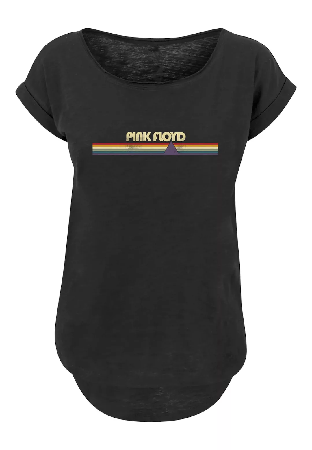 F4NT4STIC T-Shirt "Pink Floyd Prism Retro Stripes", Print günstig online kaufen