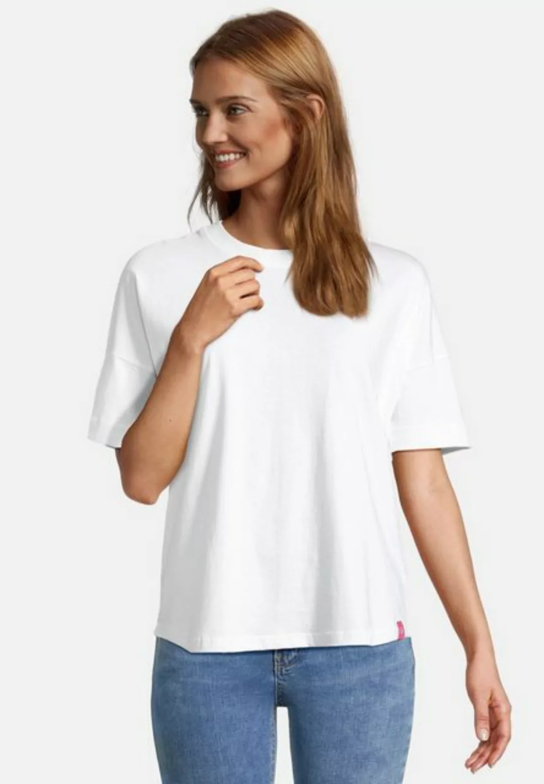 salzhaut T-Shirt Salzhaut Damen Basic Sommershirt Leev Unifarben mit Rundha günstig online kaufen