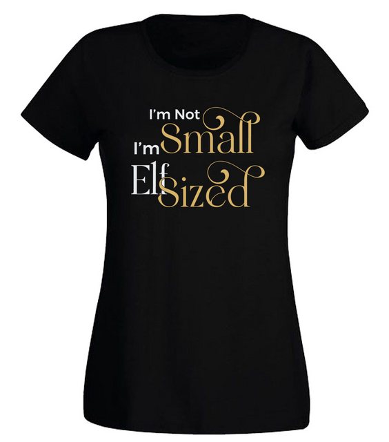 G-graphics T-Shirt I´m not small, I´m elf sized Slim-fit Damen T-Shirt mit günstig online kaufen