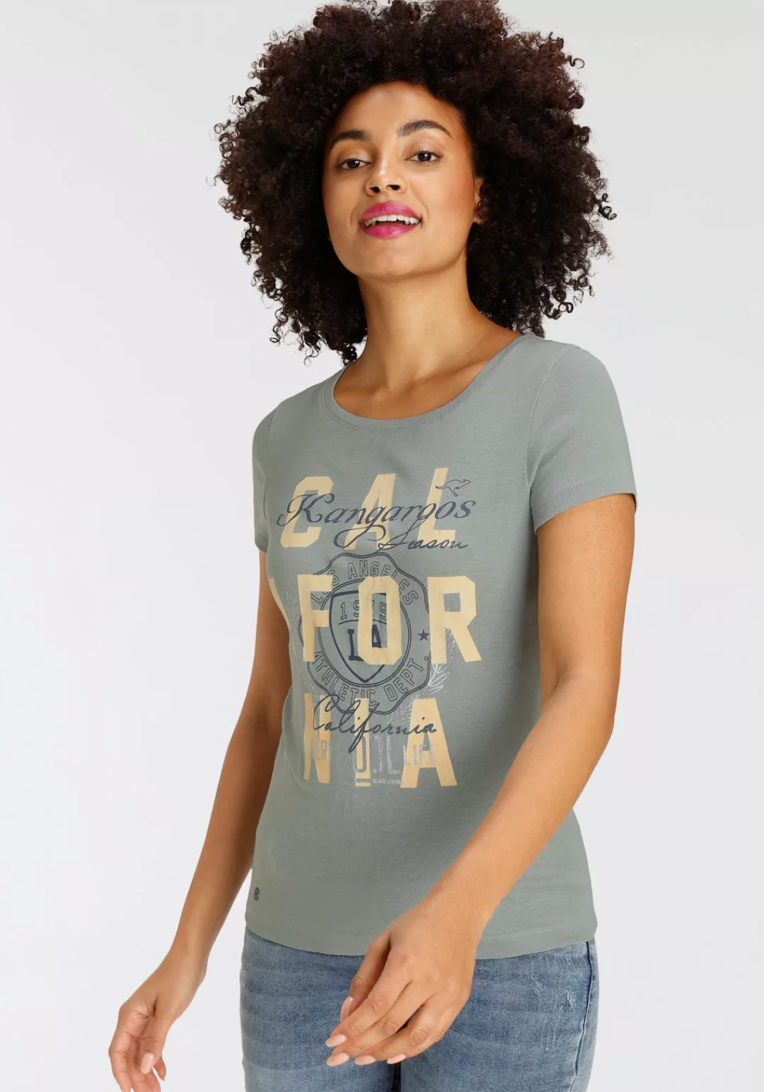 KangaROOS Print-Shirt mit Logodruck im California-Style günstig online kaufen