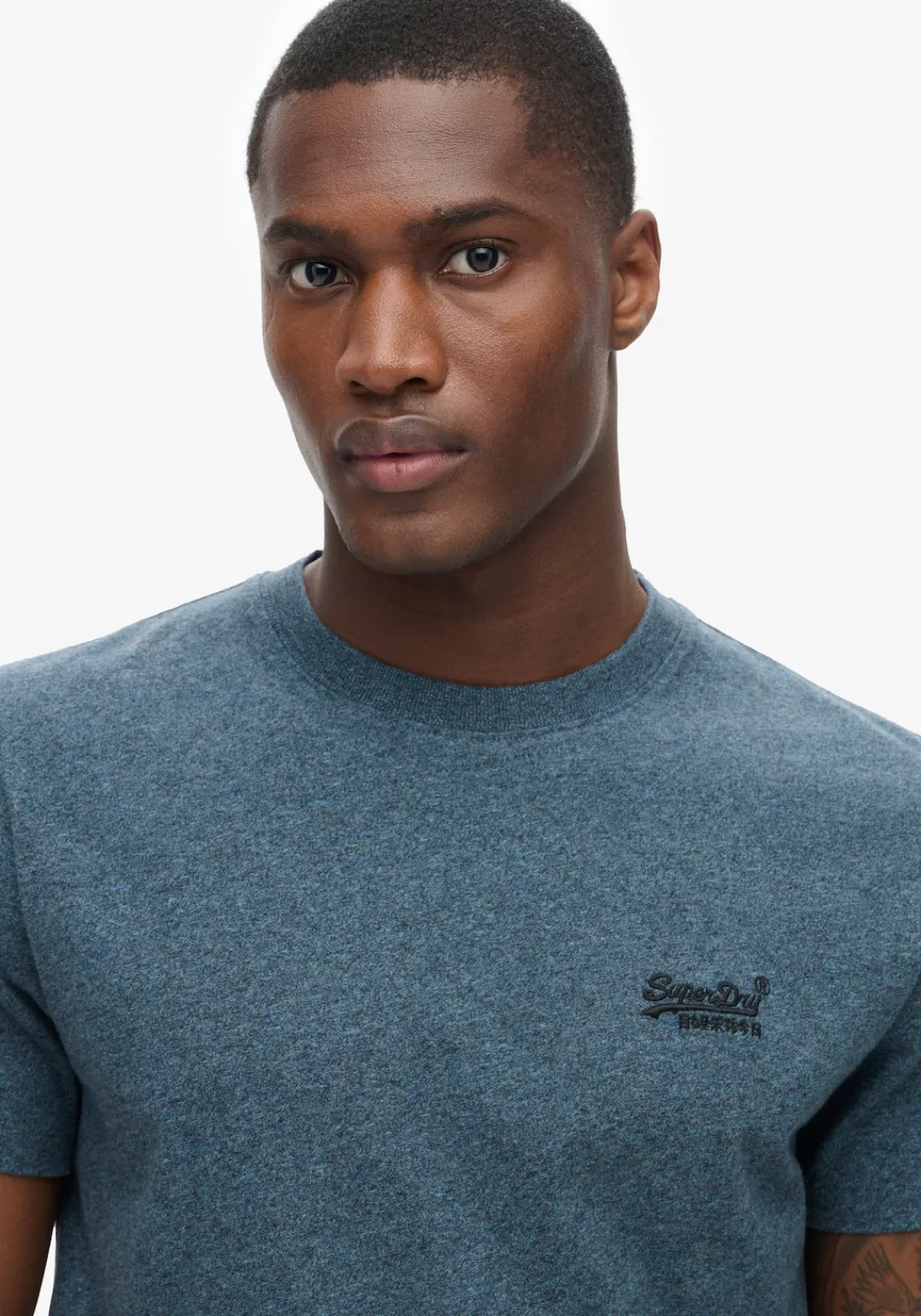 Superdry Rundhalsshirt "ESSENTIAL LOGO EMB TEE" günstig online kaufen