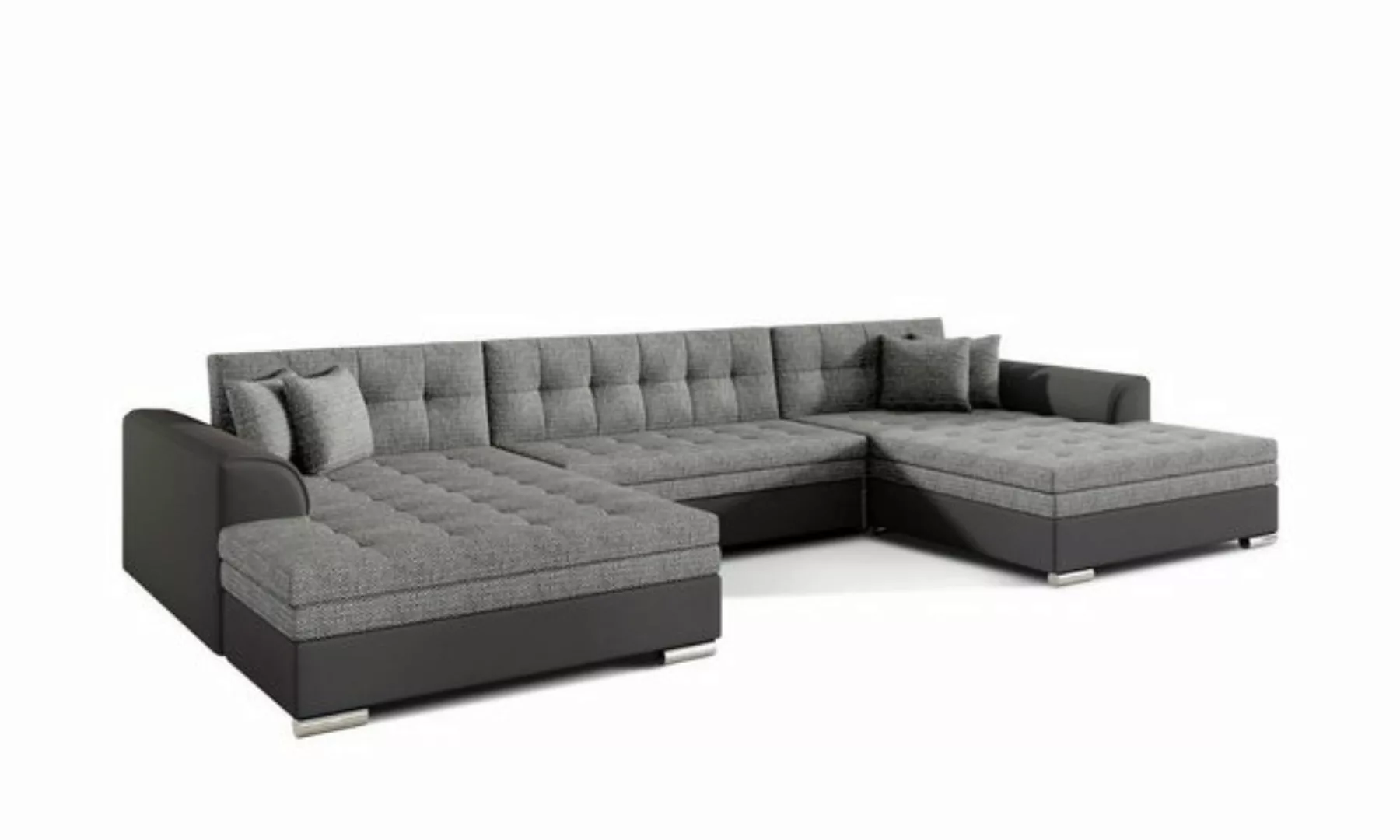 Lukas Möbel Wohnlandschaft Wohnlandschaft Vera mit Schlaffunktion XXL-Sofa günstig online kaufen